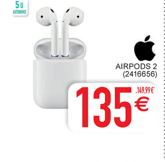 Cora Airpods 2 aanbieding