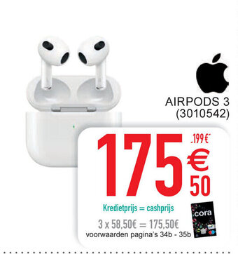 Cora Airpods 3 aanbieding