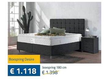 De Prijzenklopper Boxspring Desire aanbieding