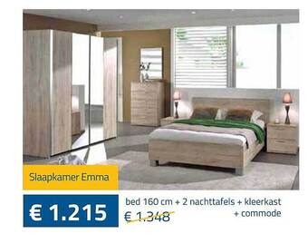 De Prijzenklopper Slaapkamer Emma aanbieding