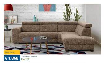 De Prijzenklopper Salon Victor aanbieding