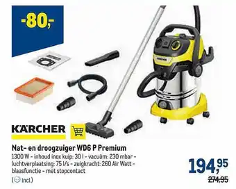 Makro Nat En Droogzuiver Wd6 P Premium aanbieding
