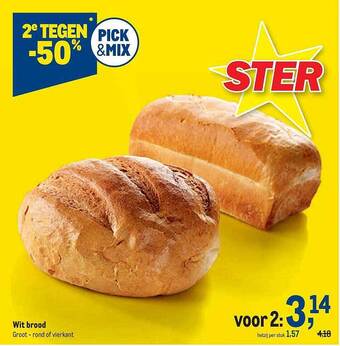 Makro Wit Brood aanbieding