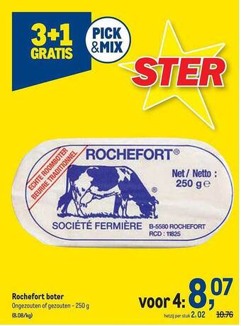 Makro Rochefort Boter aanbieding
