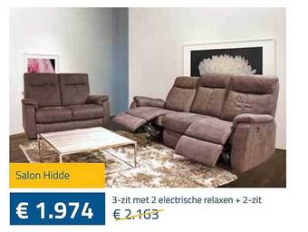 De Prijzenklopper Salon Hidde aanbieding