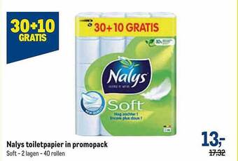 Makro Nalys Toiletpapier In Promopack aanbieding
