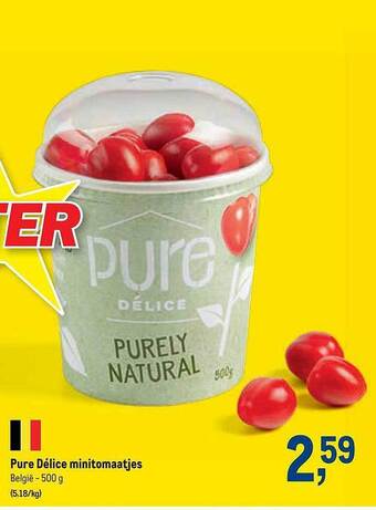 Makro Pure Délice Minitomaatjes aanbieding