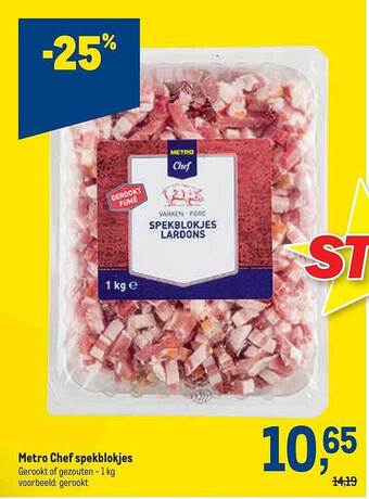 Makro Metro Chef Spekblokjes aanbieding