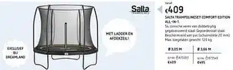 Dreamland Salta trampolineset comfort edition all-in-1 ø 3,05 m aanbieding