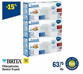 Brita Filterpatronen Maxtra 9-pack