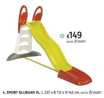 Dreamland Smoby glijbaan xl aanbieding