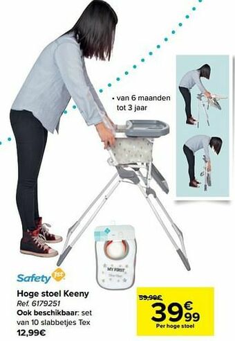Carrefour Hoge stoel keeny aanbieding
