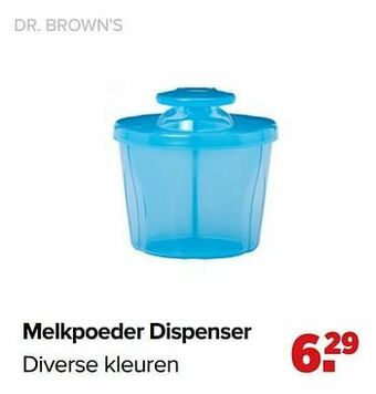 Baby-Dump Melkpoeder dispenser aanbieding