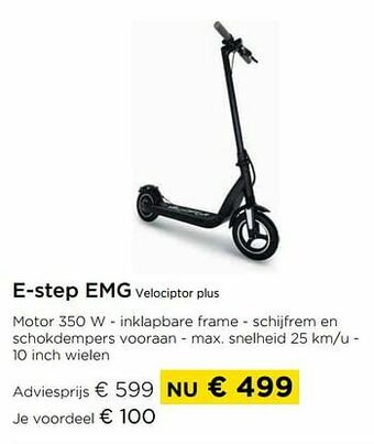 E-step emg velociptor plus