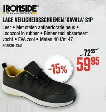 HandyHome Lage veiligheidsschoenen kavala s1p aanbieding