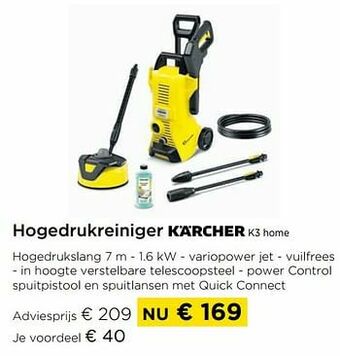 Molecule Hogedrukreiniger kärcher k3 home aanbieding
