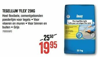 HandyHome Tegellijm flex aanbieding