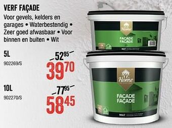 HandyHome Verf façade aanbieding