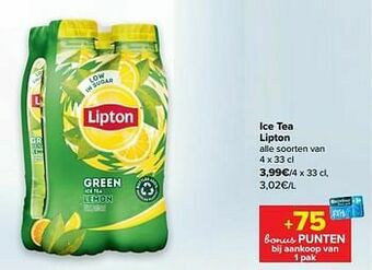 Carrefour Ice tea lipton aanbieding
