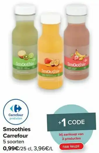 Smoothies carrefour