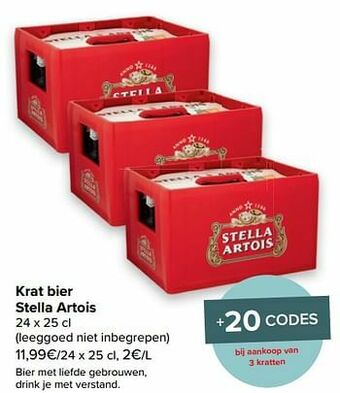 Carrefour Bier stella artois aanbieding