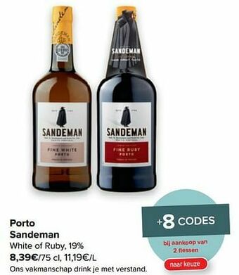 Porto sandeman white of ruby
