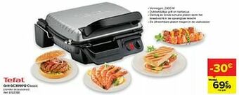 Carrefour Tefal grill gc305012 classic aanbieding