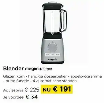 Molecule Blender moulinex 11628b aanbieding