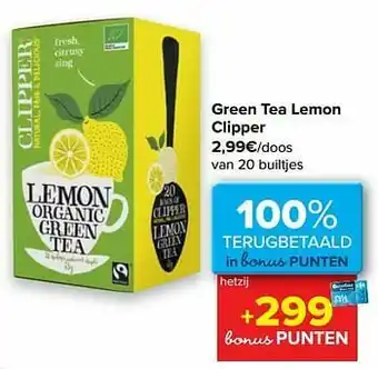 Green tea lemon clipper
