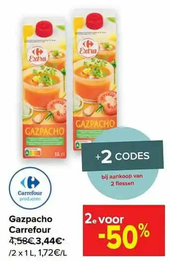 Carrefour Gazpacho carrefour aanbieding