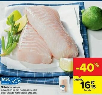 Carrefour Schelvishaasje aanbieding