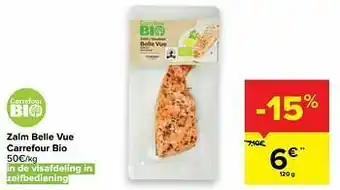Carrefour Zalm belle vue carrefour bio aanbieding