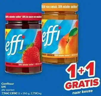 Carrefour Confituur effi aanbieding