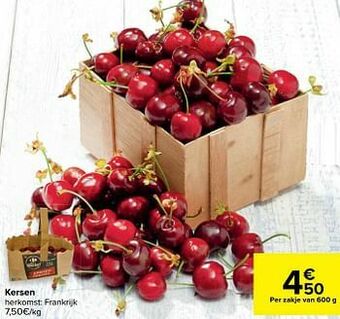 Carrefour Kersen aanbieding