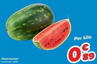 Carrefour Watermeloen aanbieding