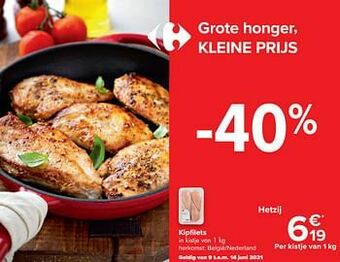 Carrefour Kipfilets aanbieding