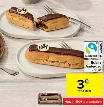 Eclairs vaderdag