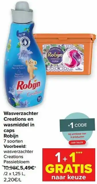 Robijn wasverzachter creations passiebloem