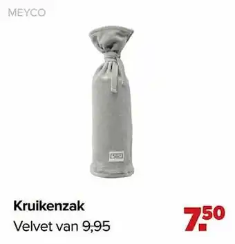 Kruikenzak velvet
