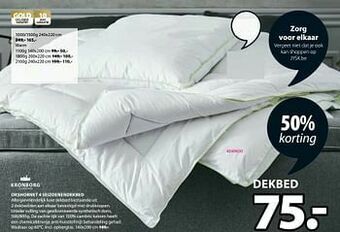 Jysk Okshornet 4 seizoenendekbed aanbieding