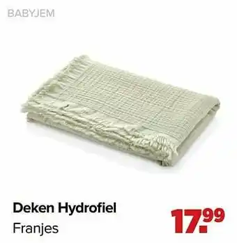 Deken hydrofiel franjes