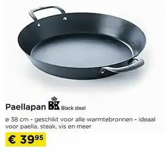 Paellapan bk black steel