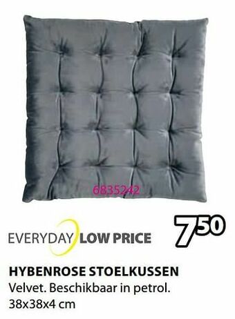 Jysk Hybenrose stoelkussen aanbieding