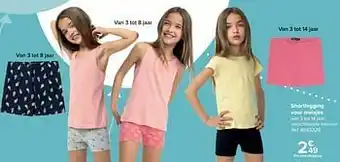Carrefour Shortlegging voor meisjes aanbieding