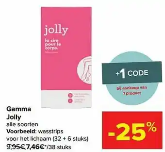 Jolly wasstrips voor het lichaam