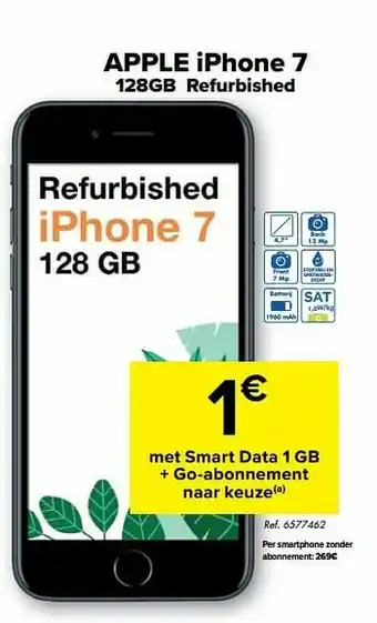 Carrefour Apple iphone 7 128gb refurbished aanbieding