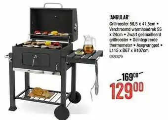 HandyHome Houtskool barbecues angular aanbieding