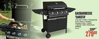 HandyHome Gasbarbecue dakota aanbieding