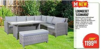 HandyHome Loungeset leonardo aanbieding