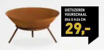 Gietijzeren vuurschaal